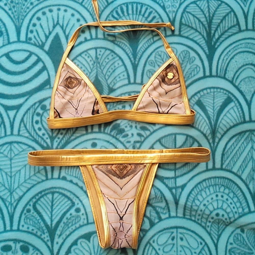 Asherah gold bikini -SOLD